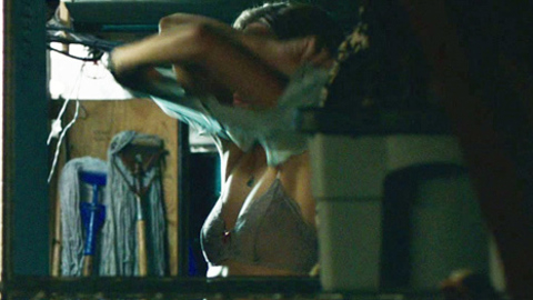 Sexiest Danielle Panabaker Scene in Girls Against Boys. Underwear, SFW, short shorts. 722515