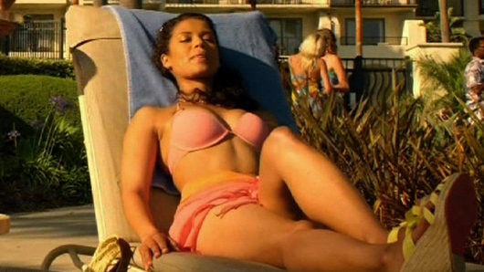 Sexiest Scenes of Samantha Bloom from Undercovers. Bikini, Black, SFW. 689243