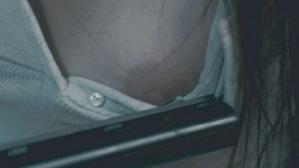 Sarah Butler Nude as Jennifer. Breasts, brunette, gun. 693134