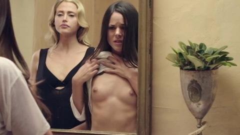 Sarah Butler in The Stranger Within (2013) Breasts Breasts Breasts In Mirror 728584