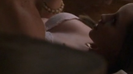 Hottest Emily Tennant Scene in If There Be Thorns. Sexy, Underwear, bed, brunette. 761516