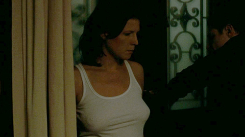 Franziska Weisz in The Robber (2010) Sexy Brunette Nipples Through Shirt 702138