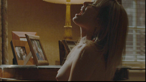 Sandra Lavoie Nude in Barney's Version. Breasts, hard nipples, head thrown back. 698116