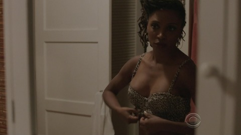 Shanola Hampton in Stalker (2014-2015) Underwear Black Black Hair 763254