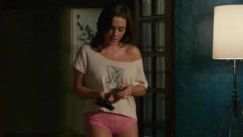 Addison Timlin in Odd Thomas (2013) Sexy Underwear Bedroom Brunette 733086