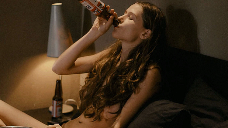 Madalina Mariescu Nude as Tami. Breasts, brunette, drinking beer. 705428