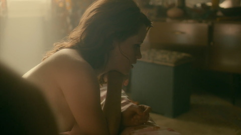 Claire Foy Naked as Charlotte. Breasts, bedroom, in bed. 840219