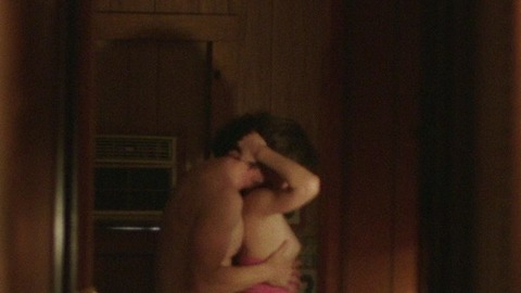 Jeanine Hill Nude as Rodeo Girl. Breasts, couple in bed, kissing neck. 734174