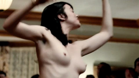 Katie Boland Naked in The Master. Breasts, brunette, dancing. 721945