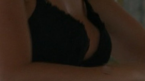 Sexiest Scenes of Paige Arkin from Graceland. Underwear, SFW, black underwear. 741737
