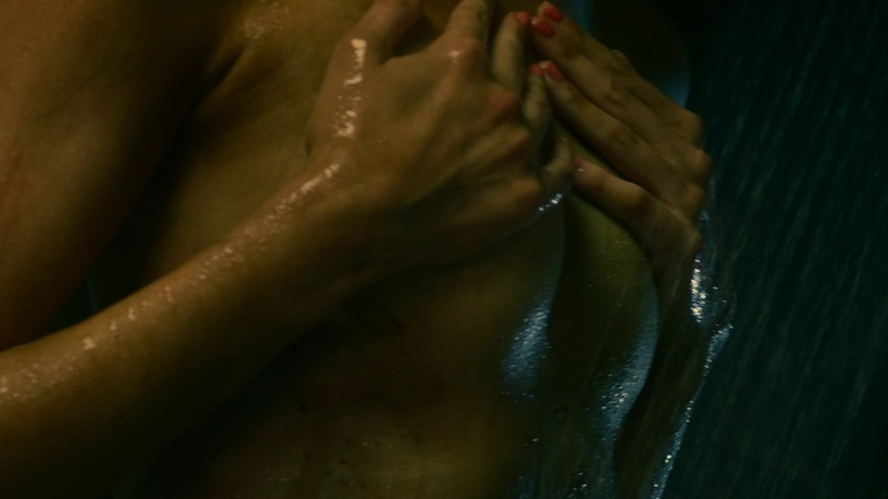 Sexiest Laura Jacobs Scene in Muck. Sexy, holding breasts, red nail polish. 760135