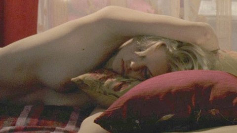 Nina Milner in The Bang Bang Club (2010) Breasts Bedroom Blonde 699391