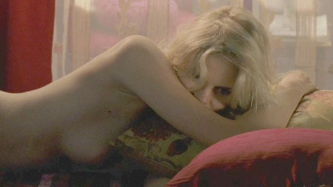 Nina Milner in The Bang Bang Club (2010) Breasts Bedroom Blonde 699390