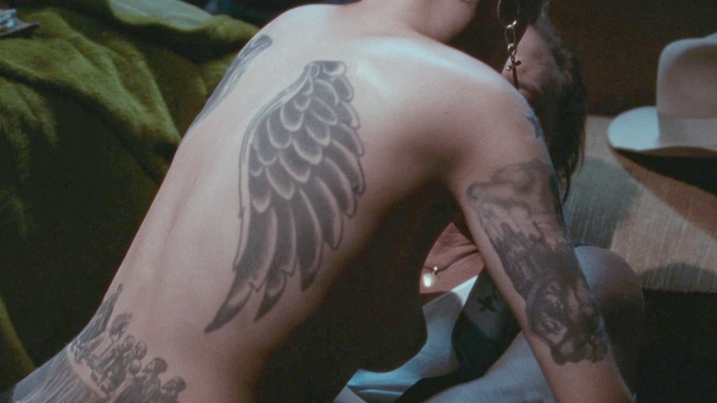Sexiest Scenes of April from Passion Play. Sexy, Tattoos, black panties. 696755