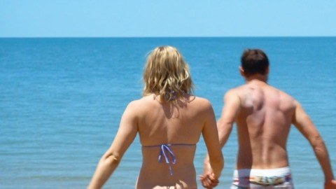 Sexiest Scenes of Suzie from The Reef. Bikini, beach, blonde. 738467