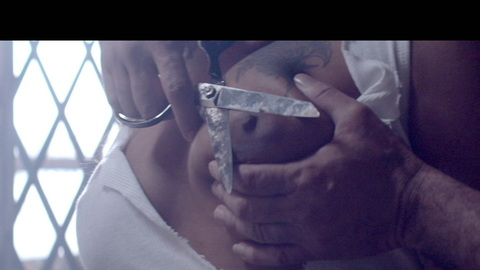 Anaís Martínez Naked as NYC Thug's Wife. Breasts, hand on breast, nipple. 983169