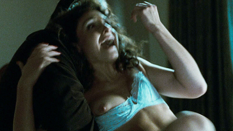 Emily Jordan in Killer Elite (2011) Breasts Bed Bra Pulled Down 705605