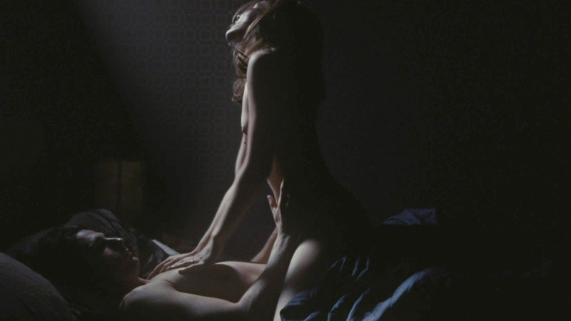 Anaïs Demoustier Nude as Claire. Breasts, dark room, girl on top of guy. 782048
