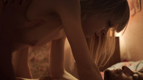 Nudes of Kelly from Kelly + Victor. Breasts, blonde, couple in bed. 733716