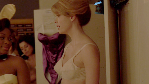 Leah Renee in The Playboy Club (2011) Underwear Black Brunette 700749