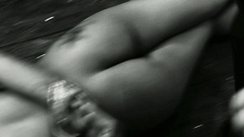Kandace Caine in The Human Centipede II (2011) Butt Back Exposed Black And White 706525