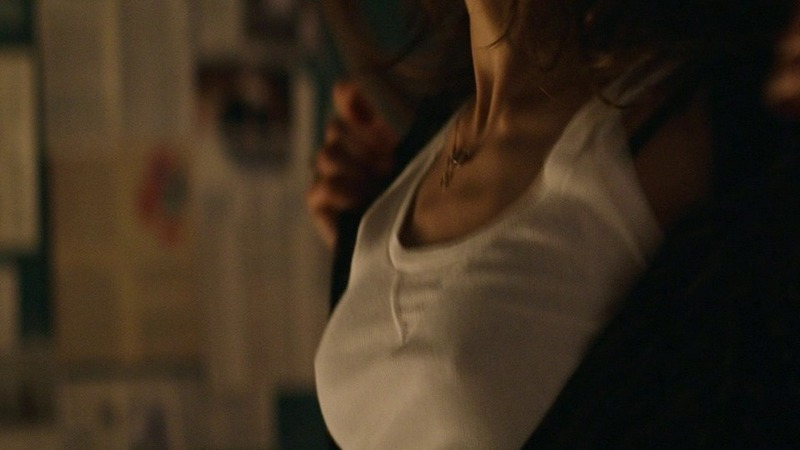 Hottest Katia Scenes. Sexy, brunette, looking at newspaper clippings. 782163
