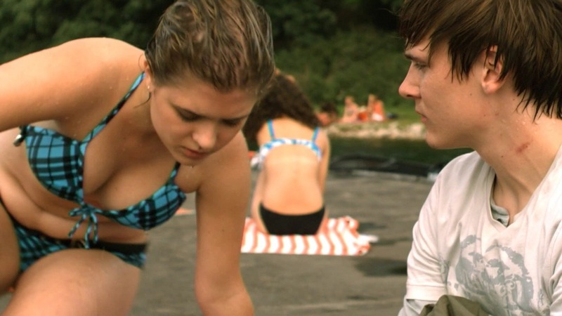 Sexiest Liv Lisa Fries Scene in Romeos. Bikini, Sexy, outdoors, plaid bikini. 781873