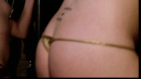 Hottest Francesca Brandelius Scene in The Violent Kind. Thong, Sexy, Tattoos, back exposed. 703268