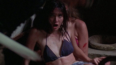 Sara Malakul Lane in Belly of the Beast (2003) Bikini Bikini Blue Bikini 705083