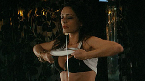 Oana Jidoveanu in Born to Raise Hell (2010) Underwear Black Boots Black Bra 705437