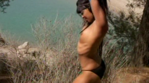 Camilla Roholm Naked in Powder. Breasts, #fix, black panties. 705841