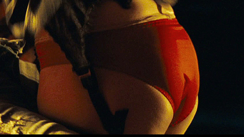 Justine Waddell in Killing Bono (2011) Underwear Black Garter Belt Butt Close Up 706126