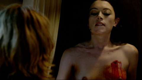 Hannah Fierman in The Unwanted (2014) Breasts Blood Breasts 765929