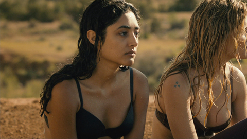 Golshifteh Farahani in Just Like a Woman (2013) Underwear Black Bra Blonde 731007
