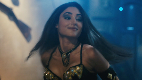 Golshifteh Farahani in Just Like a Woman (2013) Sexy Black And Gold Bra Black Hair 731010