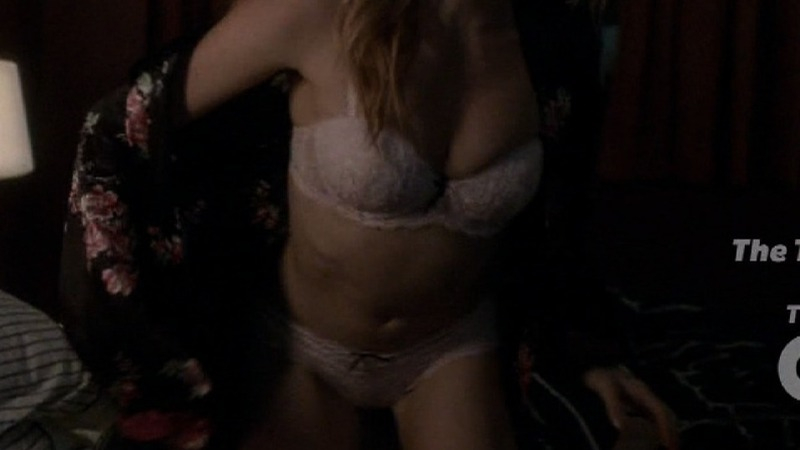 Hottest Sara Lance / The Canary Scenes. Underwear, SFW, bed. 731427