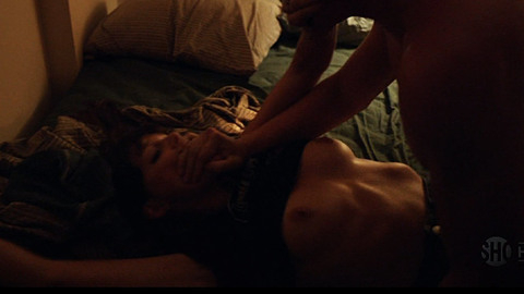 Emma Greenwell in Shameless (2011-2021) Breasts Bed Boobs 706430