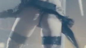 Sexiest Laurence Leboeuf Scene in Lac Mystère. Thong, black lingerie, black skirt. 733027