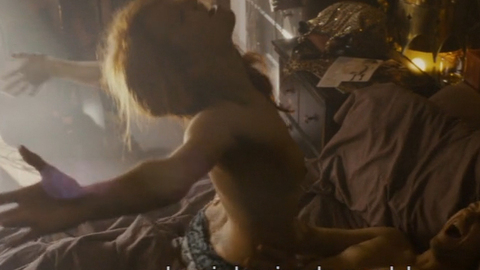Laurence Leboeuf Naked in Lac Mystère. Breasts, back exposed, brunette. 733033