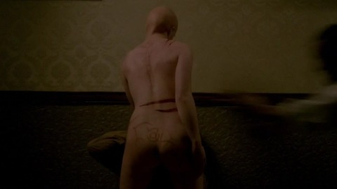 Nudes of Hecate Poole from Penny Dreadful. Butt, back exposed, bald. 764070