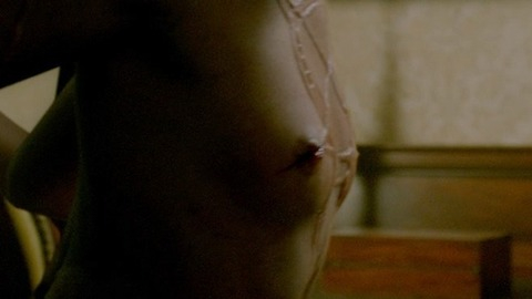 Sarah Greene in Penny Dreadful (2014-2016) Breasts Against Mirror Bald 775181