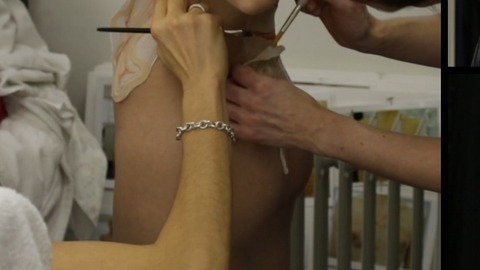 Hecate Poole from Penny Dreadful Naked. Breasts, Butt, Prosthetic, Prosthetic breasts, bald. 834455