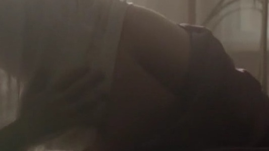 Evelyne Brochu Naked in La marraine. Butt, blonde, couple kissing. 740107