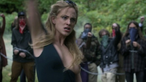 Nora Arnezeder Naked in Mozart in the Jungle. Breasts, blonde, blue dress. 754543