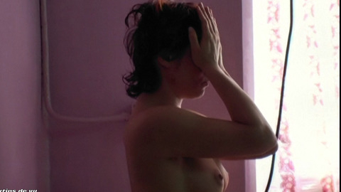 Eva Löbau Naked as Marion. Breasts, back exposed, brunette. 711453