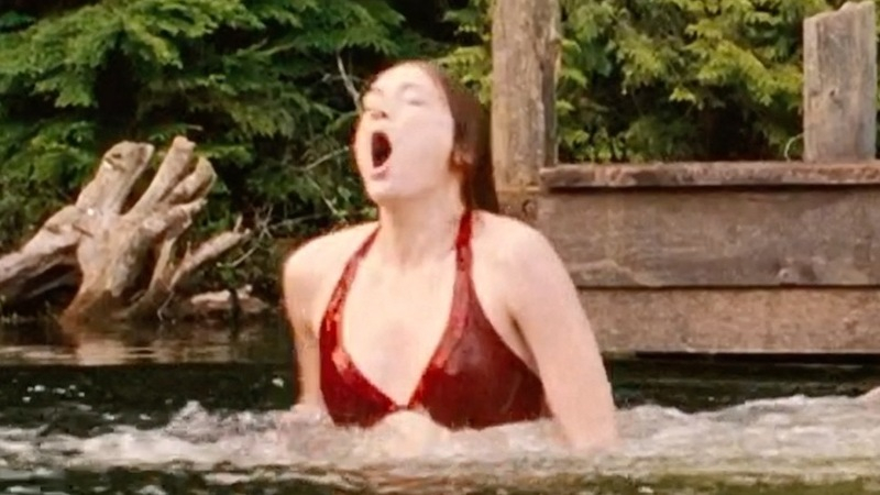 Sexiest Scenes of Dana Polk from The Cabin in the Woods. Bikini, SFW, lake. 715001