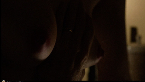 Elena Satine Naked in Magic City. Breasts, breast close-up, dark room. 709123