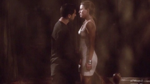 Melia Kreiling in Tyrant (2014-2016) Sexy Underwear Brunette Couple 769647