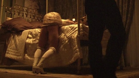 Jemima West Naked as Rose. Butt, bent over bed, heels. 756783
