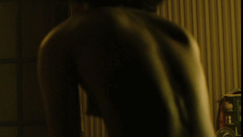Nudes of Iris from The Samaritan. Breasts, back exposed, black man. 715284